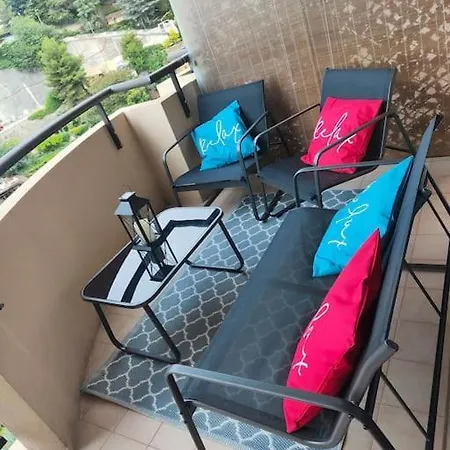 2p Piscine+parking Vue Monte-carlo Monaco Appartement